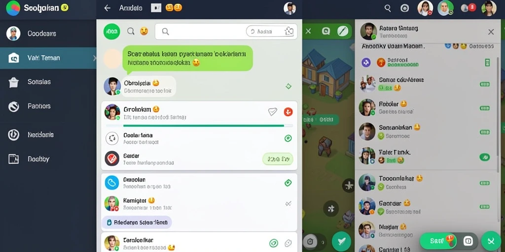 Screenshot dari salah satu level menantang.