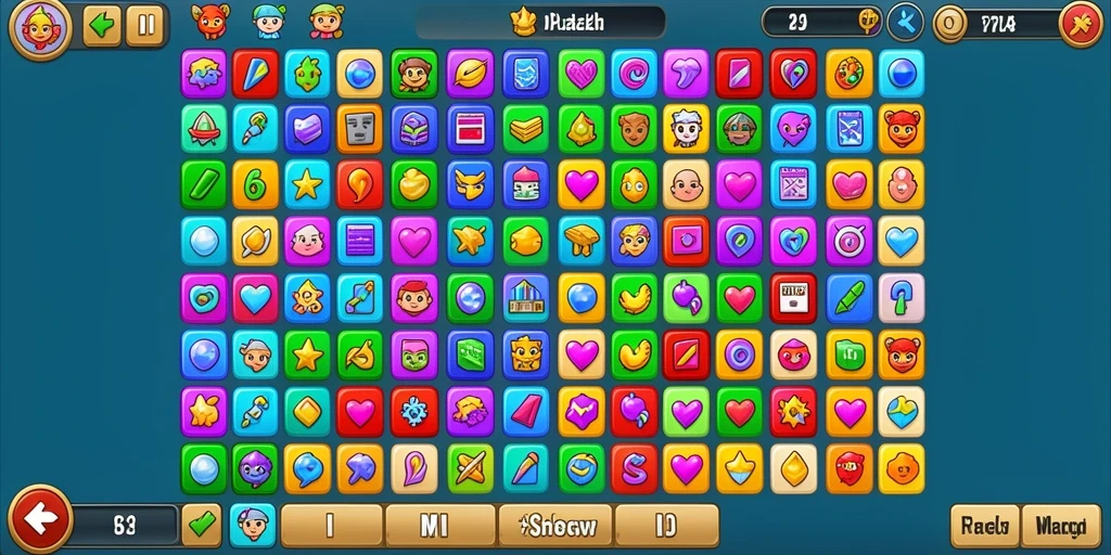 Level penuh warna dengan tantangan menarik.