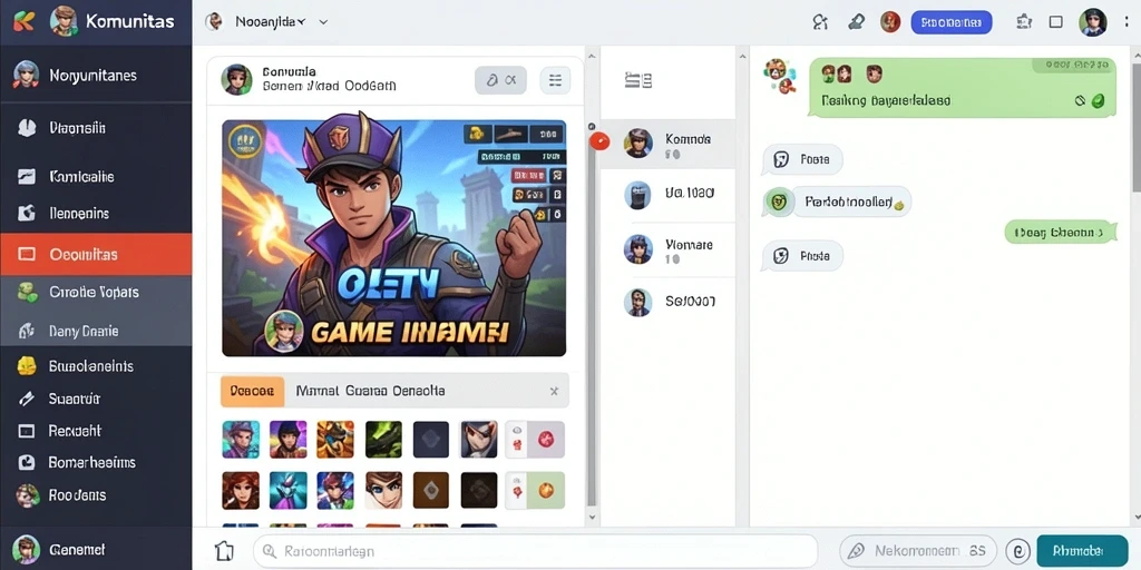 Screenshot selama pertarungan dengan rintangan menarik.