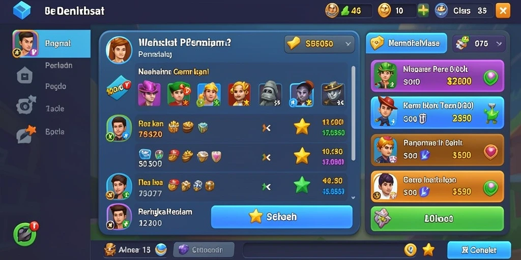 Fitur multiplayer untuk bermain bersama teman.